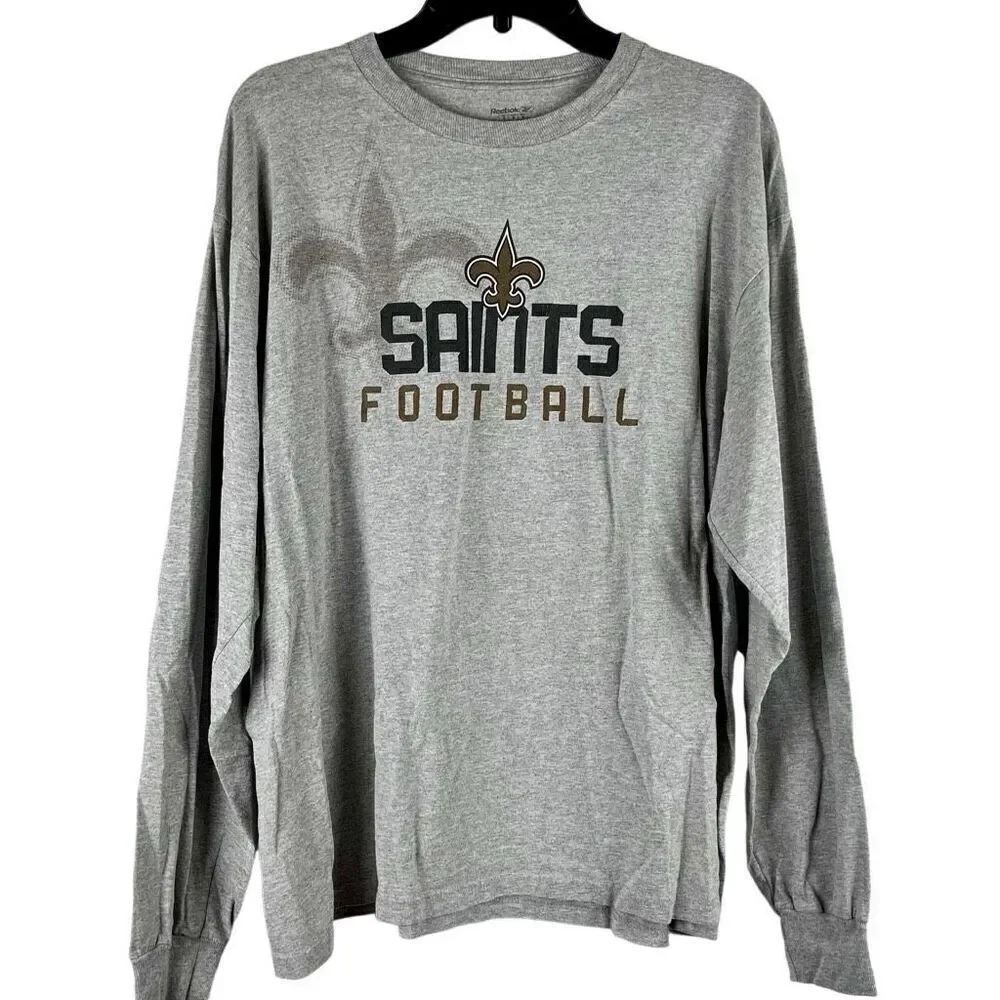Reebok Saints New Orleans Football Long Sleeve Medium